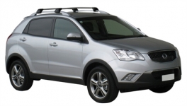 Багажник на рейлинги Whispbar FlushBar SsangYong New Actyon 2011+ рейлинг с просветом